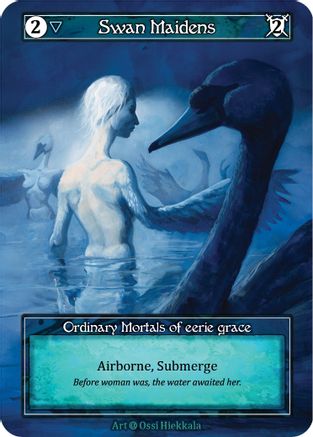 Swan Maidens (Foil)  - Alpha Foil