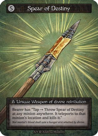 Spear of Destiny  - Alpha