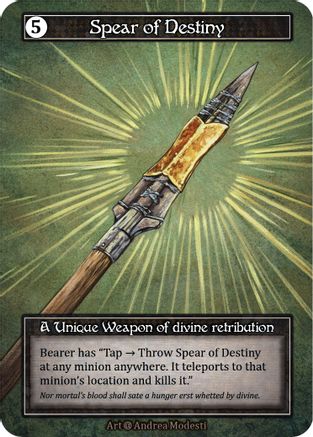 Spear of Destiny (Foil)  - Alpha Foil