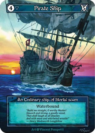 Pirate Ship (Foil)  - Alpha Foil