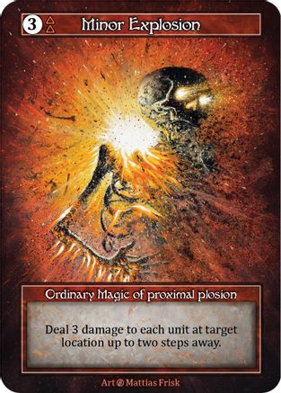 Minor Explosion (Foil)  - Beta Foil