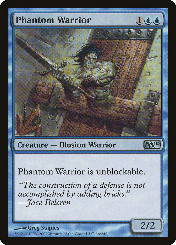 Phantom Warrior [Magic 2010] Foil