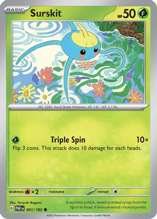 Surskit (001/182) [Scarlet & Violet: Paradox Rift] Reverse Holofoil