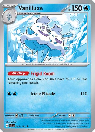Vanilluxe (045/182) [Scarlet & Violet: Paradox Rift] Reverse Holofoil