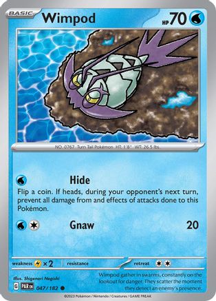 Wimpod (047/182) [Scarlet & Violet: Paradox Rift] Reverse Holofoil