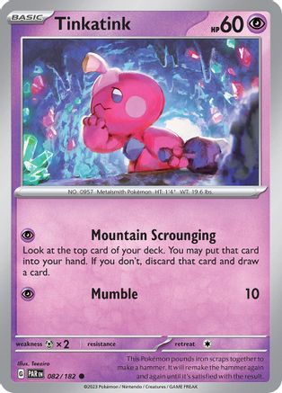 Tinkatink (082/182) [Scarlet & Violet: Paradox Rift] Reverse Holofoil