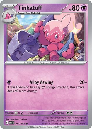 Tinkatuff (084/182) [Scarlet & Violet: Paradox Rift] Reverse Holofoil