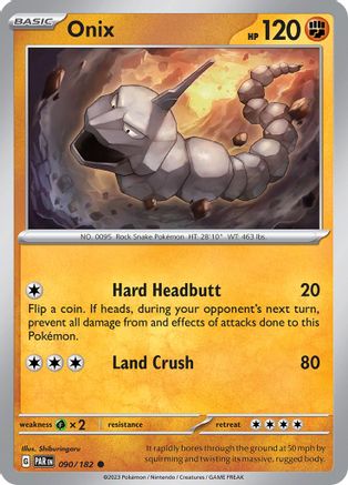 Onix (090/182) [Scarlet & Violet: Paradox Rift] Reverse Holofoil