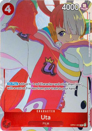 Uta (Gift Collection 2023) (OP01-005) - [One Piece Promotion Cards] Foil