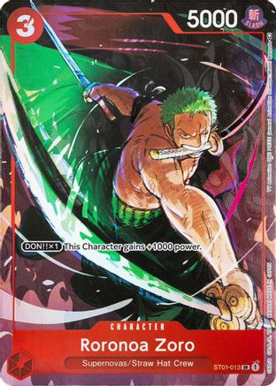 Roronoa Zoro (Gift Collection 2023) (ST01-013) - [One Piece Promotion Cards] Foil