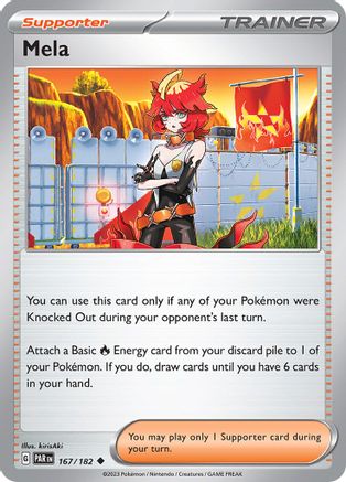 Mela (167/182) [Scarlet & Violet: Paradox Rift] Reverse Holofoil