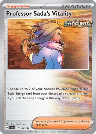 Professor Sada's Vitality (170/182) [Scarlet & Violet: Paradox Rift] Reverse Holofoil
