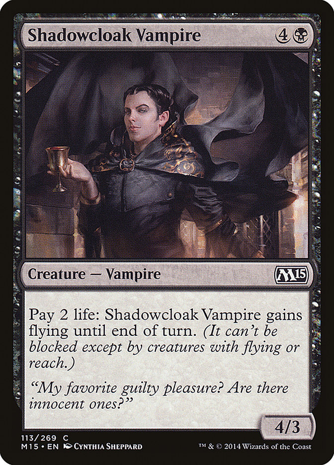 Shadowcloak Vampire [Magic 2015] Foil