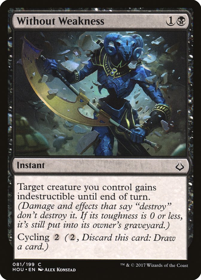 Without Weakness [Hour of Devastation] Foil
