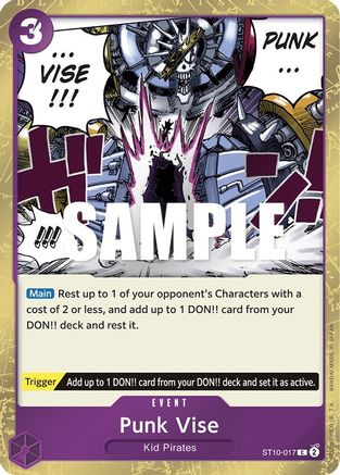 Punk Vise (ST10-017) - [Ultra Deck: The Three Captains] Foil