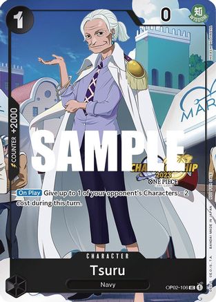Tsuru (CS 2023 Event Pack) (OP02-106) - [One Piece Promotion Cards] Foil