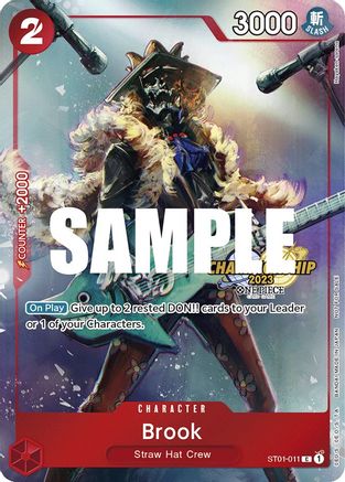 Brook (CS 2023 Celebration Pack) (ST01-011) - [One Piece Promotion Cards] Foil