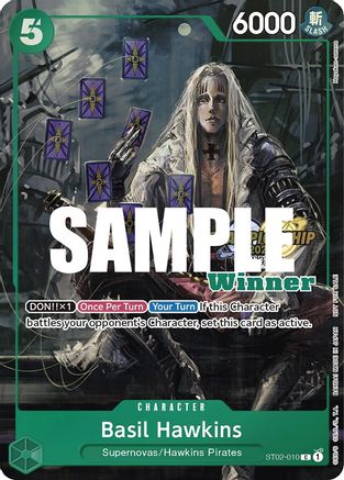 Basil Hawkins (CS 2023 Top Players Pack) [Winner] (ST02-010) - [One Piece Promotion Cards] Foil