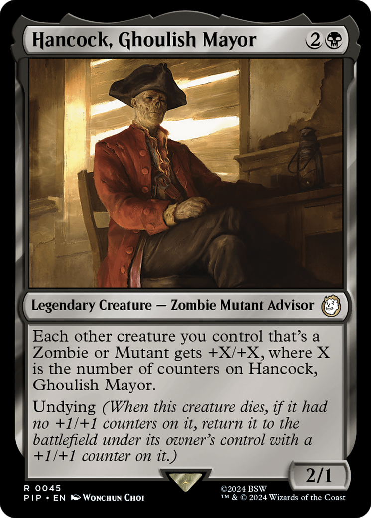 Hancock, Ghoulish Mayor [Fallout] Foil