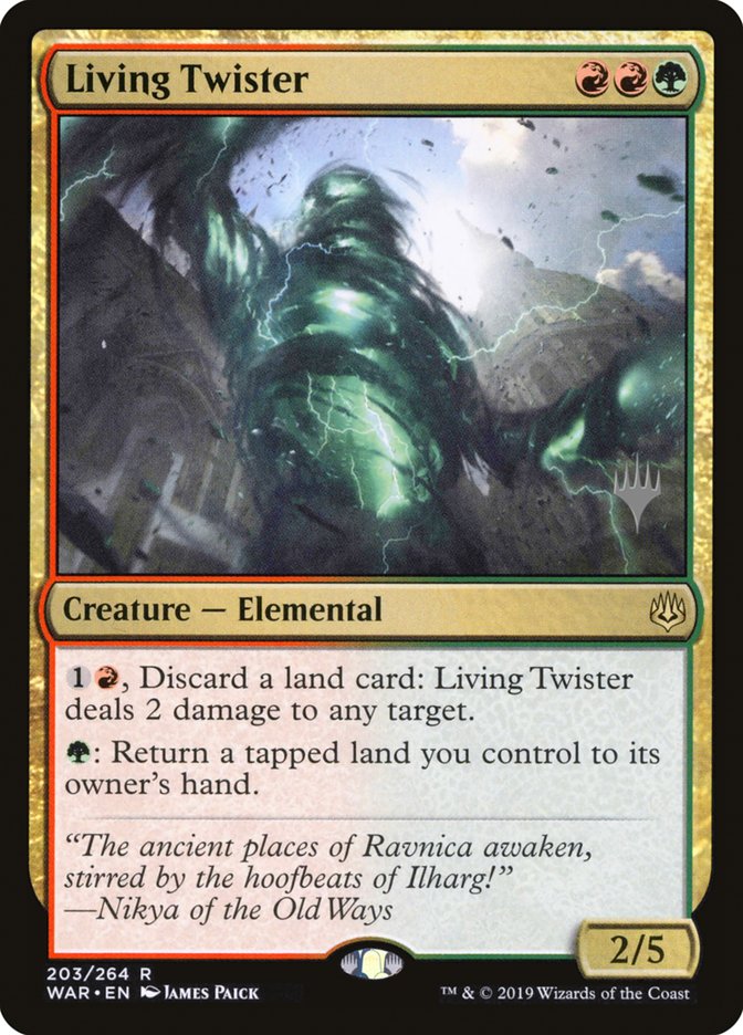 Living Twister (Promo Pack) [War of the Spark Promos] Foil