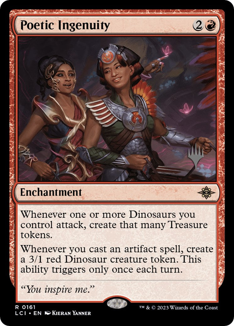 Poetic Ingenuity (Promo Pack) [The Lost Caverns of Ixalan Promos] Foil