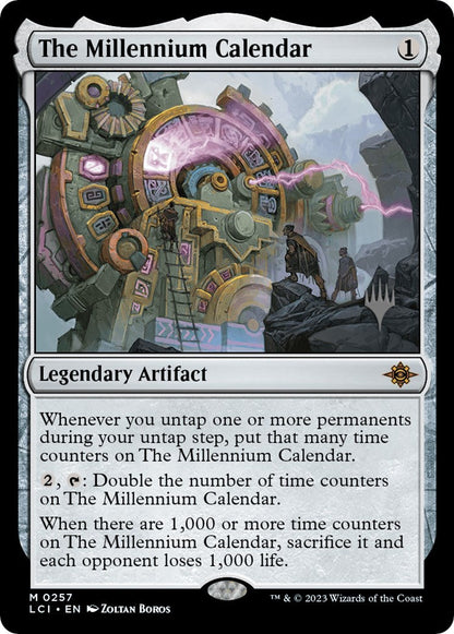 The Millennium Calendar (Promo Pack) [The Lost Caverns of Ixalan Promos] Foil