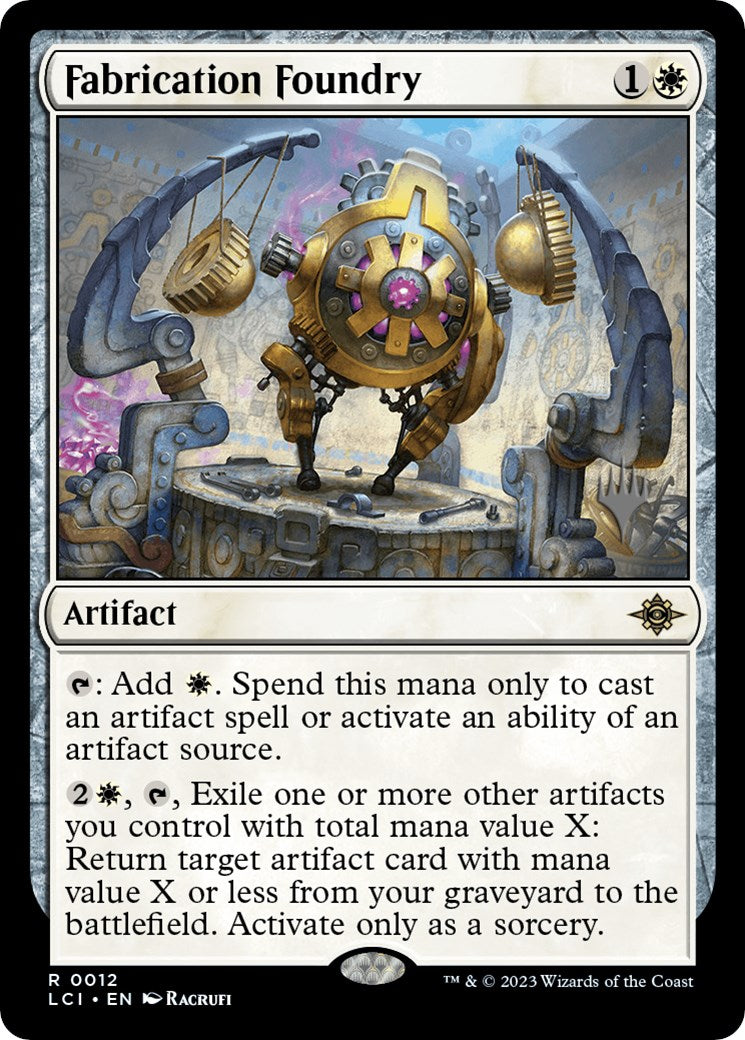 Fabrication Foundry (Promo Pack) [The Lost Caverns of Ixalan Promos] Foil