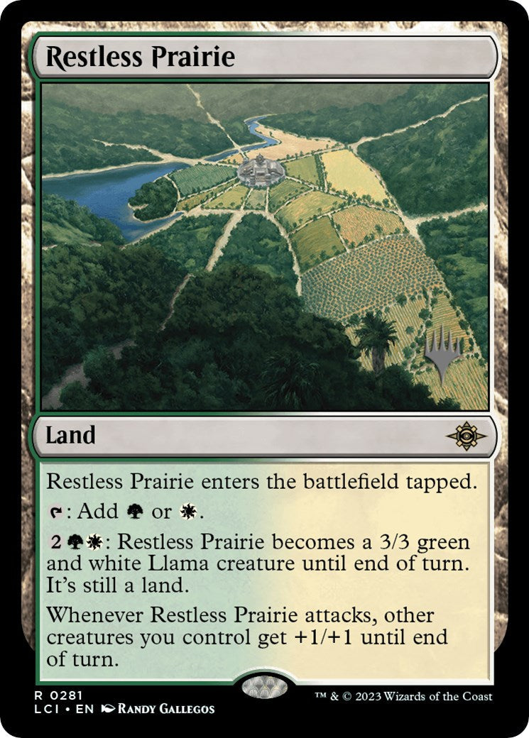 Restless Prairie (Promo Pack) [The Lost Caverns of Ixalan Promos] Foil
