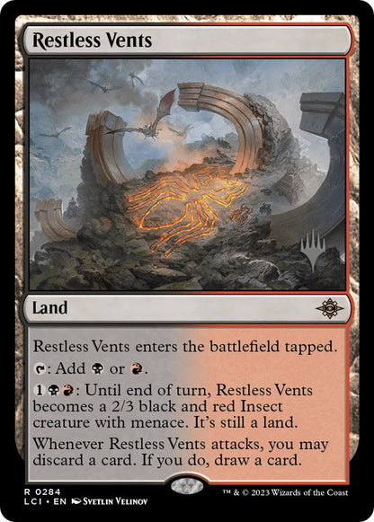 Restless Vents (Promo Pack) [The Lost Caverns of Ixalan Promos] Foil