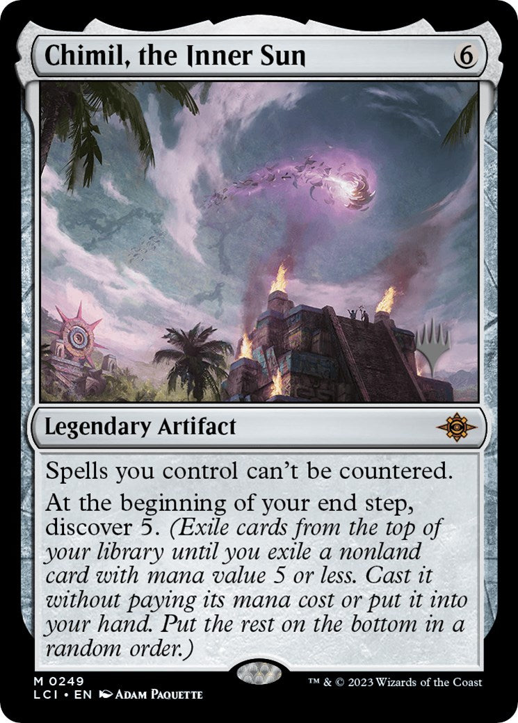 Chimil, the Inner Sun (Promo Pack) [The Lost Caverns of Ixalan Promos] Foil