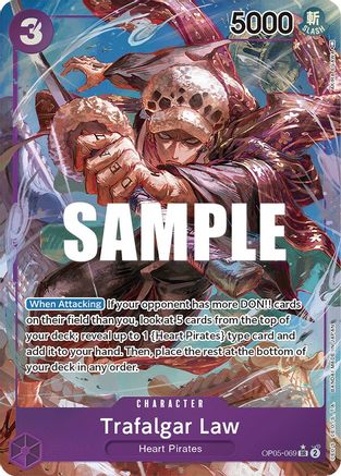 Trafalgar Law (Alternate Art) (069) (OP05-069) - [Awakening of the New Era] Foil