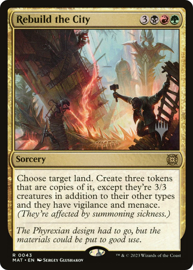 Rebuild the City (Promo Pack) [The Lost Caverns of Ixalan Promos] Foil
