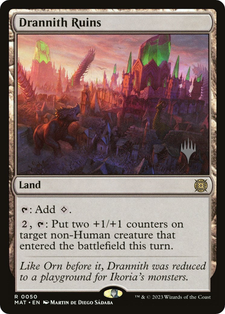 Drannith Ruins (Promo Pack) [The Lost Caverns of Ixalan Promos] Foil