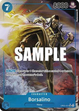 Borsalino (Alternate Art) (OP05-051) - [Awakening of the New Era] Foil