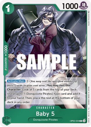 Baby 5 (034) (OP05-034) - [Awakening of the New Era] Foil