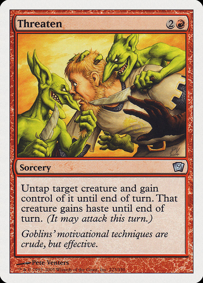Threaten [Ninth Edition] Foil