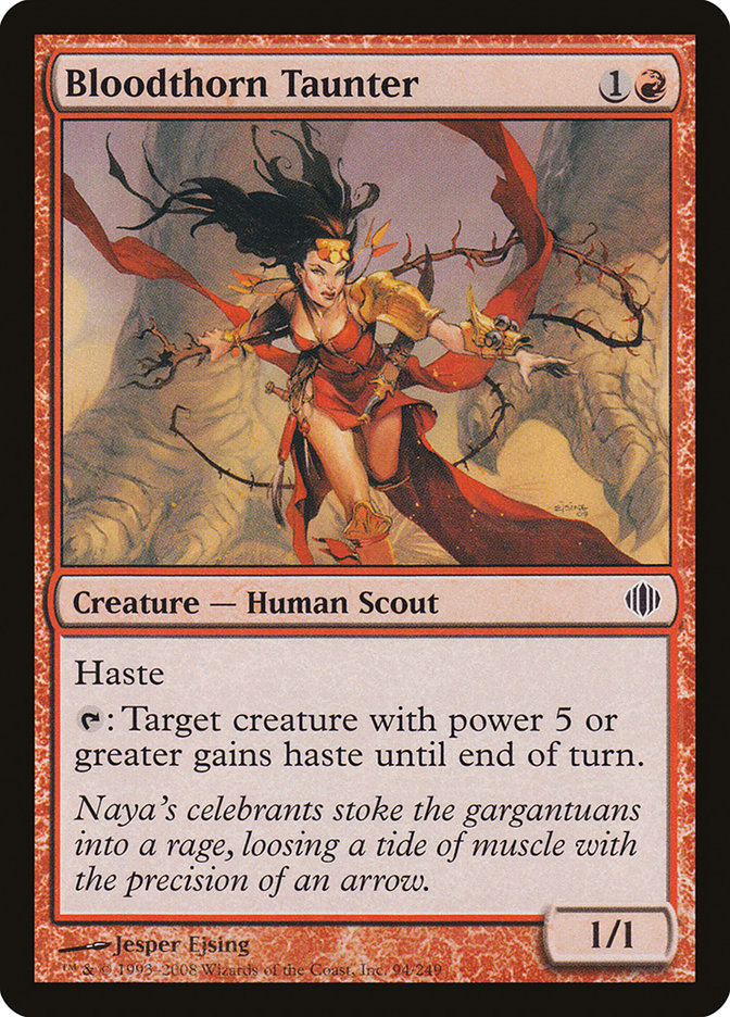 Bloodthorn Taunter [Shards of Alara] Foil