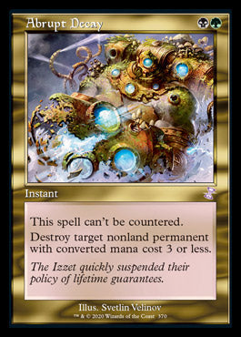 Abrupt Decay (Timeshifted) [Time Spiral Remastered] Foil