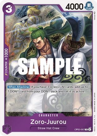 Zoro-Juurou (OP05-067) - [Awakening of the New Era] Foil