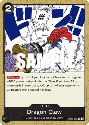 Dragon Claw (OP05-095) - [Awakening of the New Era]