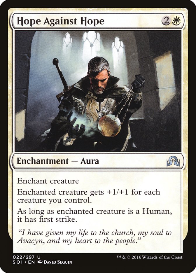 Hope Against Hope [Shadows over Innistrad] Foil