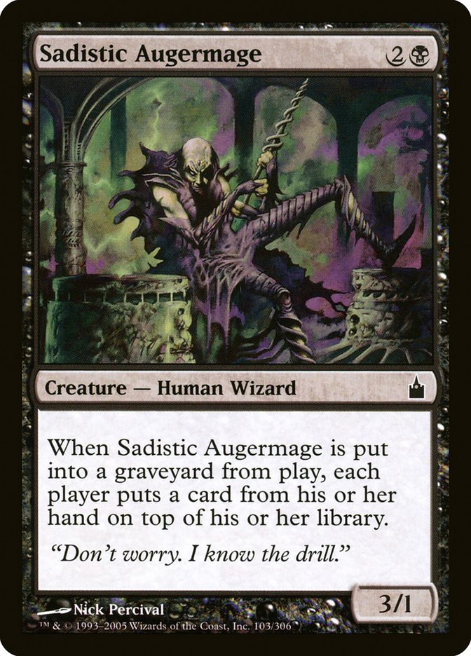 Sadistic Augermage [Ravnica: City of Guilds] Foil