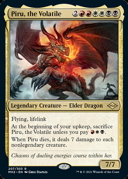 Piru, the Volatile [Modern Horizons 2] Foil
