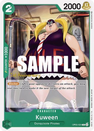 Kuween (OP05-024) - [Awakening of the New Era: 1st Anniversary Tournament Cards]