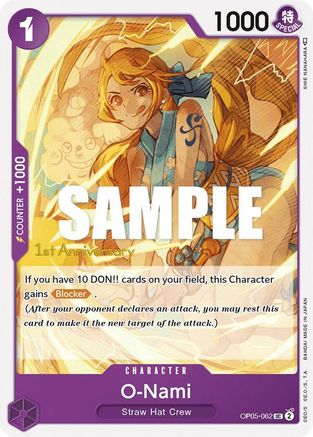 O-Nami (OP05-062) - [Awakening of the New Era: 1st Anniversary Tournament Cards]