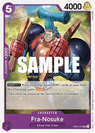 Fra-Nosuke (OP05-070) - [Awakening of the New Era: 1st Anniversary Tournament Cards]
