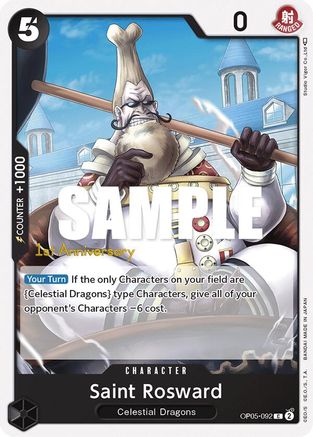 Saint Rosward (OP05-092) - [Awakening of the New Era: 1st Anniversary Tournament Cards]