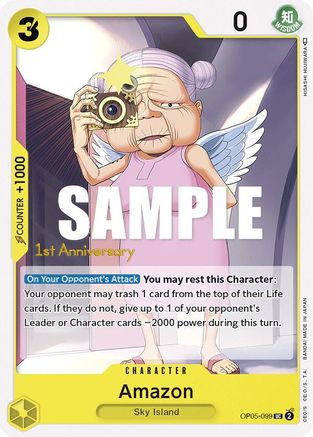 Amazon (OP05-099) - [Awakening of the New Era: 1st Anniversary Tournament Cards]