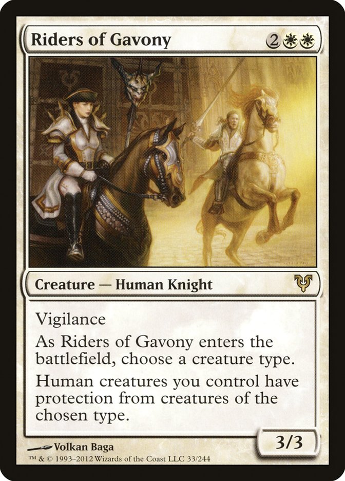Riders of Gavony [Avacyn Restored] Foil