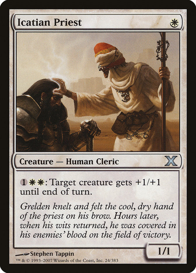 Icatian Priest [Tenth Edition] Foil